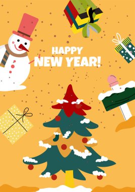 Noel Elementiyle Zarif Tatil Selamlaması