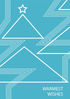 Şölen dekorlu, büyüleyici bir Noel kartı. Tatil Neşe ve Kutlamanın Özünü Yakalıyorum