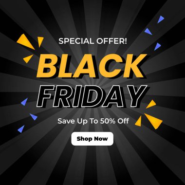 Kara Cuma Özel Teklif Tasarım Şablonu