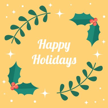 Dekoratif Noel 'in Noel Yakalayışı ve Bayram Sezonunun Kutlaması' nı sunan Şenlikli Resimler. Kutlama kartları ve dekorasyonları için ideal