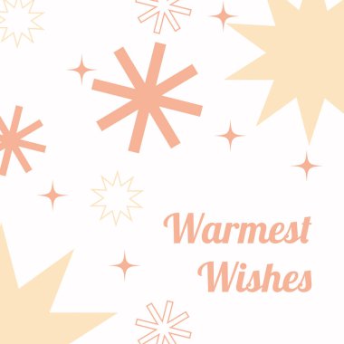 Noel Mesajlı Renkli Soyut Tasarım. Tasarım ve Yaratıcı Projelerde Mutluluk, Pozitiflik ve Kutlama İçin Mükemmel