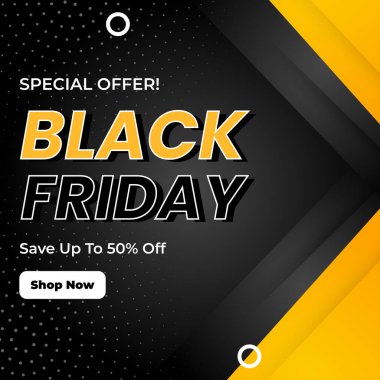 Kara Cuma Özel Teklif Tasarım Şablonu