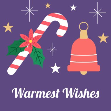 Noel Çelengi İllüstrasyon Tatil Sezonu