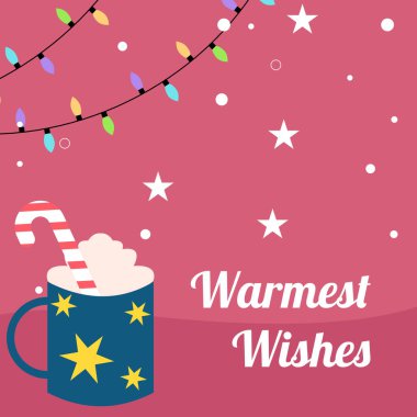 Renkli Chrismast elementiyle Neşeli Kutlama Grafiği. Kutlama ve Kutlama Temaları, Olumlu ve Mutluluk Taşıma İçin İdeal