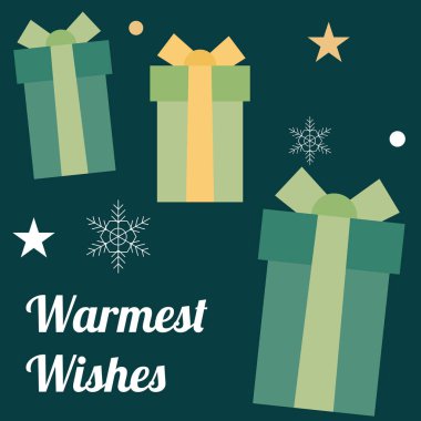 Noel Elementiyle Zarif Tatil Selamlaması