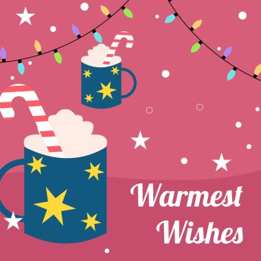 Noel Mesajlı Renkli Soyut Tasarım. Tasarım ve Yaratıcı Projelerde Mutluluk, Pozitiflik ve Kutlama İçin Mükemmel