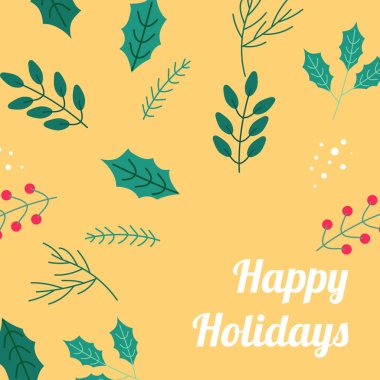 Noel Elementiyle Zarif Tatil Selamlaması