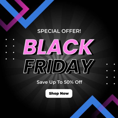 Kara Cuma Özel Teklif Tasarım Şablonu