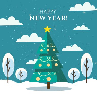 Şölen dekorlu, büyüleyici bir Noel kartı. Tatil Neşe ve Kutlamanın Özünü Yakalıyorum