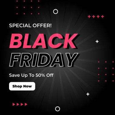 Kara Cuma Özel Teklif Tasarım Şablonu