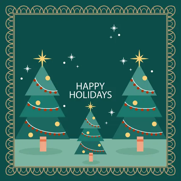 Renkli Noel Ağacı Tasarımı ve Festivalsel Tipografi Sanatı. Kutlama kartları, bayram dekorasyonu ve mevsimlik tasarımlar için mükemmel..