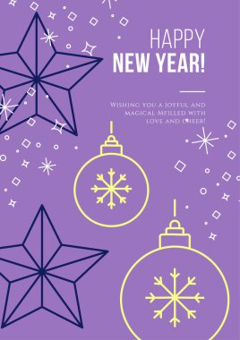 Chritsmas Satır Stili Selamlama Kartı Modern Chritsmas Satır Tasarımı