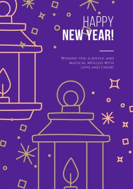 Renkli Chritsmas Hattı Şenlikli Tipografi Sanatı ile Ağaç Tasarımı. Kutlama kartları, bayram dekorasyonu ve mevsimlik tasarımlar için mükemmel..