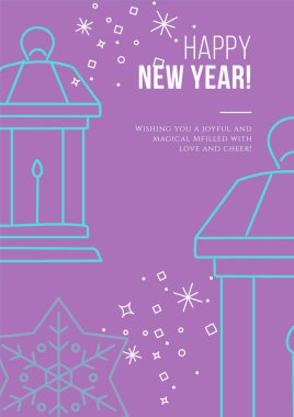 Renkli Element Soyut Tasarım Kutlama Anları