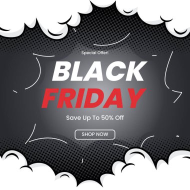 Kara Cuma Özel Teklif Tasarım Şablonu