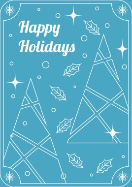 Dekoratif Noel Çizgisi Biçimli Resimleri Tatil Sezonunun Neşesini Yakalıyor ve Kutluyor. Kutlama kartları ve dekorasyonları için ideal