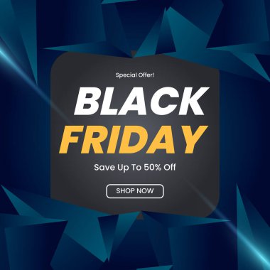 Kara Cuma Özel Teklif Tasarım Şablonu