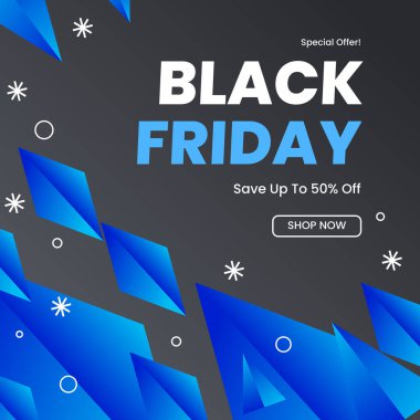 Cesur Kara Cuma Parlak Renkli Satış Duyurusu