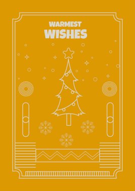 Chritsmas Satır Stili Metin Mesajlı Renkli Soyut Tasarım. Tasarım ve Yaratıcı Projelerde Mutluluk, Pozitiflik ve Kutlama İçin Mükemmel