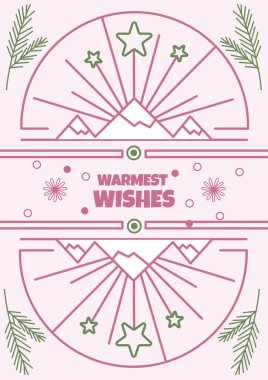 Dekoratif Noel Çizgisi Biçimli Resimleri Tatil Sezonunun Neşesini Yakalıyor ve Kutluyor. Kutlama kartları ve dekorasyonları için ideal