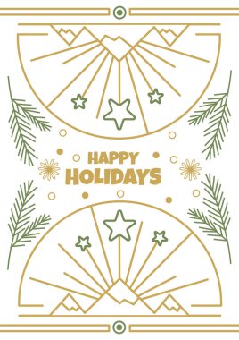 Chritsmas Satır Stili Metin Mesajlı Renkli Soyut Tasarım. Tasarım ve Yaratıcı Projelerde Mutluluk, Pozitiflik ve Kutlama İçin Mükemmel