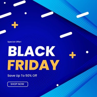 Cesur tipografi ile Kara Cuma Özel Teklifi. Pazarlama ve Tanıtım Malzemeleri için ideal