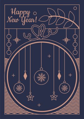 Chritsmas Hattı Biçiminde Zarif Tatil Selamlaması