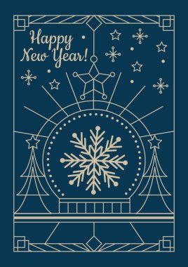 Chritsmas Hattı Biçiminde Zarif Tatil Selamlaması