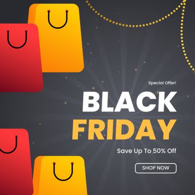 Kara Cuma Özel Teklif Tasarım Şablonu