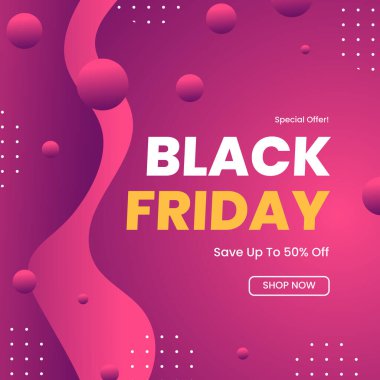 Özel Teklif Kara Cuma İndirim Tasarımı. Perakendeciler ve Pazarlamacılar için Mevsimsel İndirimleri Desteklemek için Mükemmel