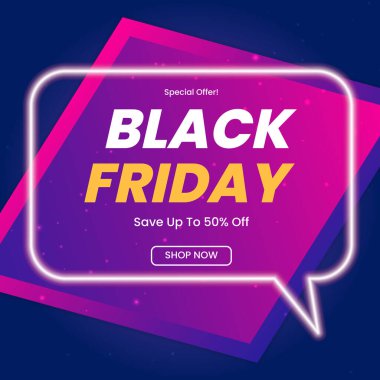 Kara Cuma Özel Önerisi% 50 indirimli. Modern Geometrik Şekiller ve Alışverişçilerin Çekici Renkleri ile Büyüleyici Tasarım