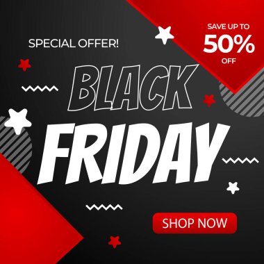 Kara Cuma Özel Teklif Tasarım Şablonu