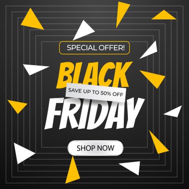 Kara Cuma Özel Teklif Tasarım Şablonu