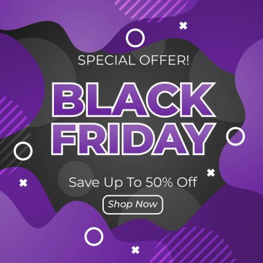 Kara Cuma Özel Teklif Tasarım Şablonu