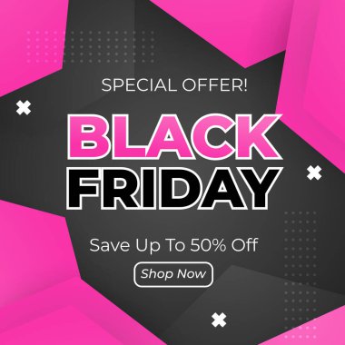 Canlı Kara Cuma İndirim Teklifi İlan. Özel Teklif% 50 'ye varan indirimler, Müşterileri Tasarruf Avantajı Almaya Teşvik Ediyor