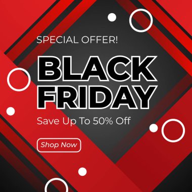 Özel Teklif Kara Cuma İndirim Tasarımı. Perakendeciler ve Pazarlamacılar için Mevsimsel İndirimleri Desteklemek için Mükemmel