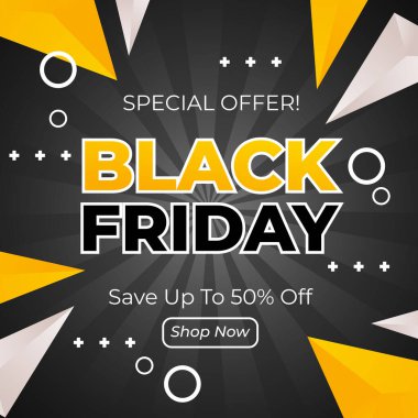 Kara Cuma Özel Teklif Tasarım Şablonu