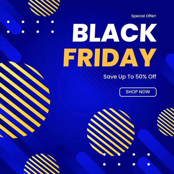 Kara Cuma Özel Önerisi% 50 indirimli. Modern Geometrik Şekiller ve Alışverişçilerin Çekici Renkleri ile Büyüleyici Tasarım