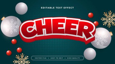 Kırmızı Mavi ve Beyaz Amigo 3d Düzenlenebilir Metin Efekti - Yazı Tipi