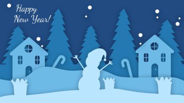 Neşeli Tatil Mesaj Kartıyla Kutlu Noel Kağıdı