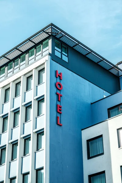 Stavanger Norway March 2023 High Rise Tourist Hotel Accuitation Building 로열티 프리 스톡 사진
