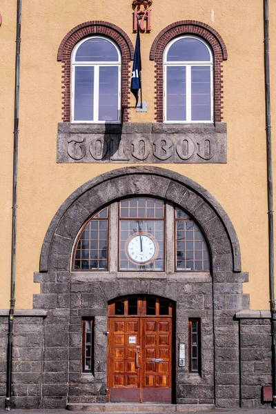 Stavanger Norwegia Maret 2023 Pemandangan Simetris Rumah Bea Cukai Lama — Stok Foto