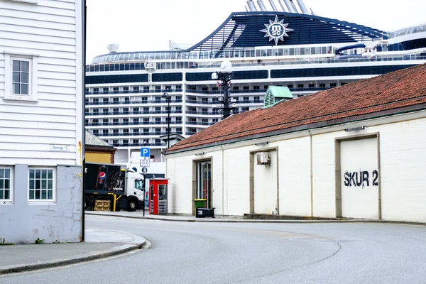 Stavanger Rogaland Norge Maj 2023 Old Stavanger Hamnområde Traditionell Byggnad — Stockfoto