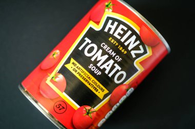 Londra İngiltere, 22 Nisan 2025, Heinz Kremalı Domates Çorbası