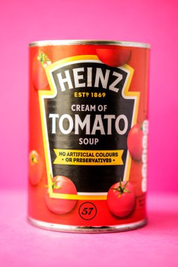 Londra İngiltere, 22 Nisan 2025, Heinz Kremalı Domates Çorbası