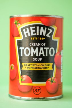 Londra İngiltere, 22 Nisan 2025, Heinz Kremalı Domates Çorbası