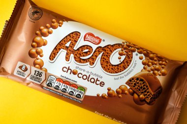 Londra Birleşik Devletleri, 29 Nisan 2025, Nestle Aero Klasik Çikolata
