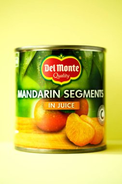 Londra İngiltere, Mayıs 03 2025, Meyve Suyu Konservesi