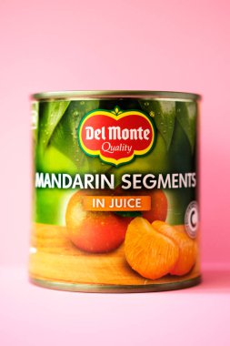 Londra İngiltere, Mayıs 03 2025, Meyve Suyu Konservesi