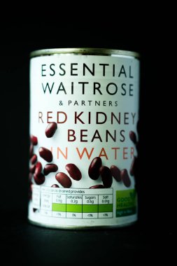 Londra İngiltere, 14 Mayıs 2025, Temel Waitrose Konservesi Sağlıklı Kırmızı Böbrek Pişirme Bileşeni